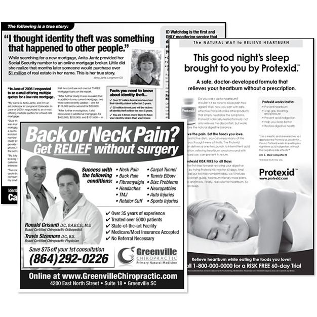 Pic - newspaper ads